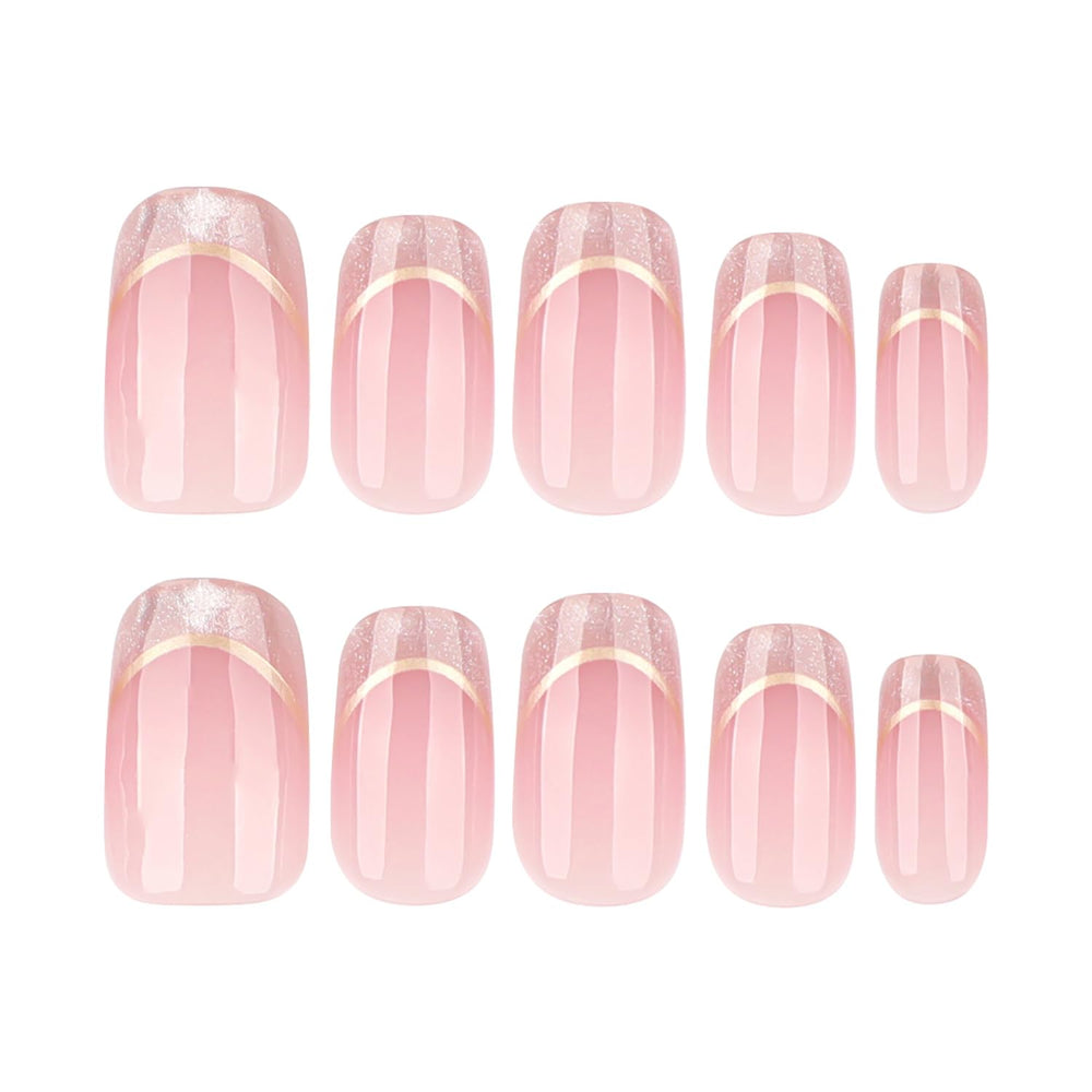 Taoyisent close-up of glitter tips highlighting sparkle and refined shine