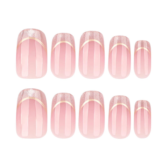 Taoyisent close-up of glitter tips highlighting sparkle and refined shine