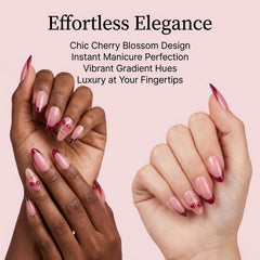 Taoyisent in-hand application demo demonstrating easy press-on quick finish