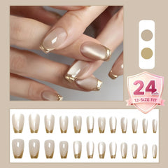 Taoyisent nails on hands lifestyle photo showing instant salon look benefit