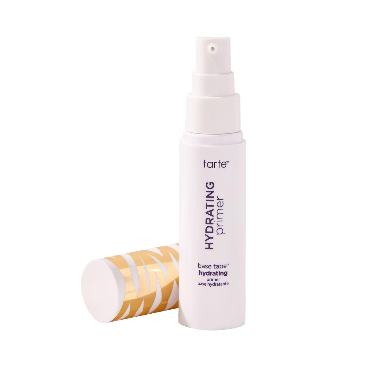 tarte base tape front packaging shows tube and branding, highlights lightweight benefit