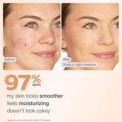 tarte BB Blur SPF 30 label close-up showing broad spectrum sun protection