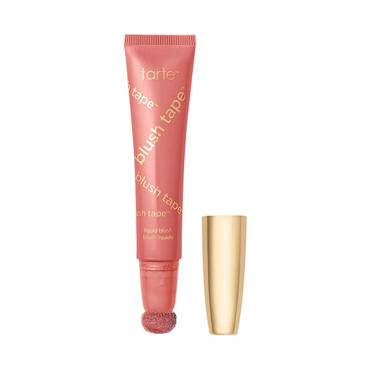 tarte front packaging showing full-size blush, clear product info and benefit