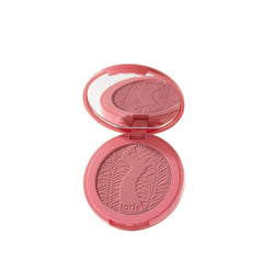 tarte compact front view showing Blushing Bride shade and slim packaging benefit portability
