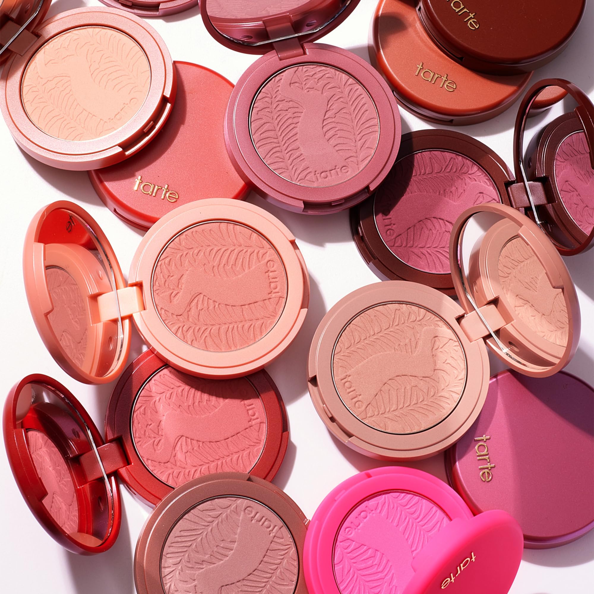 tarte lifestyle portrait of model wearing Blushing Bride for a fresh, camera-ready glow