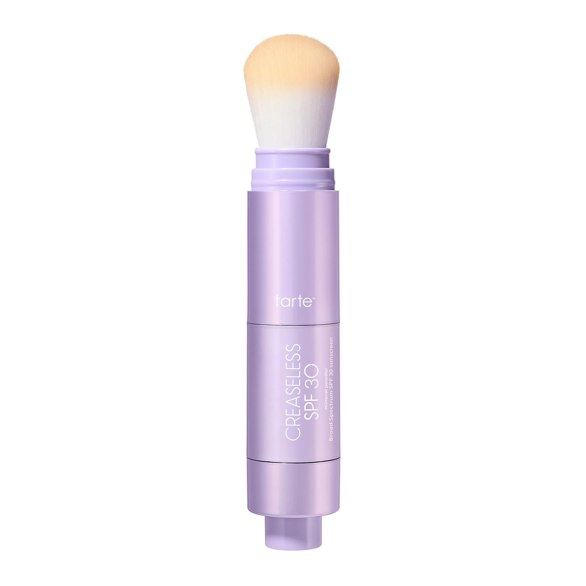 tarte creaseless front packaging showing compact and cap for travel convenience