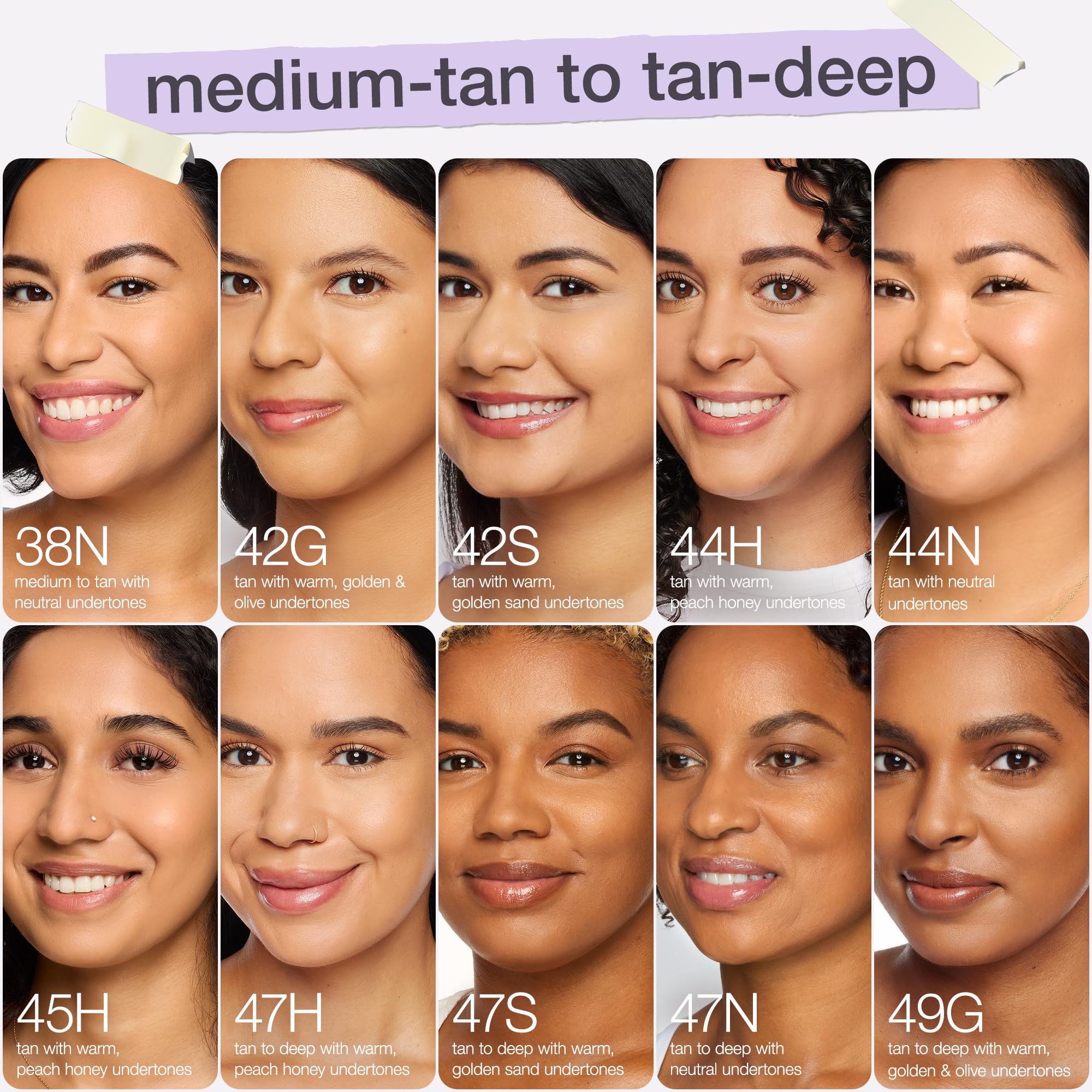Tarte Face Tape foundation next to travel item showing size and portability advantage