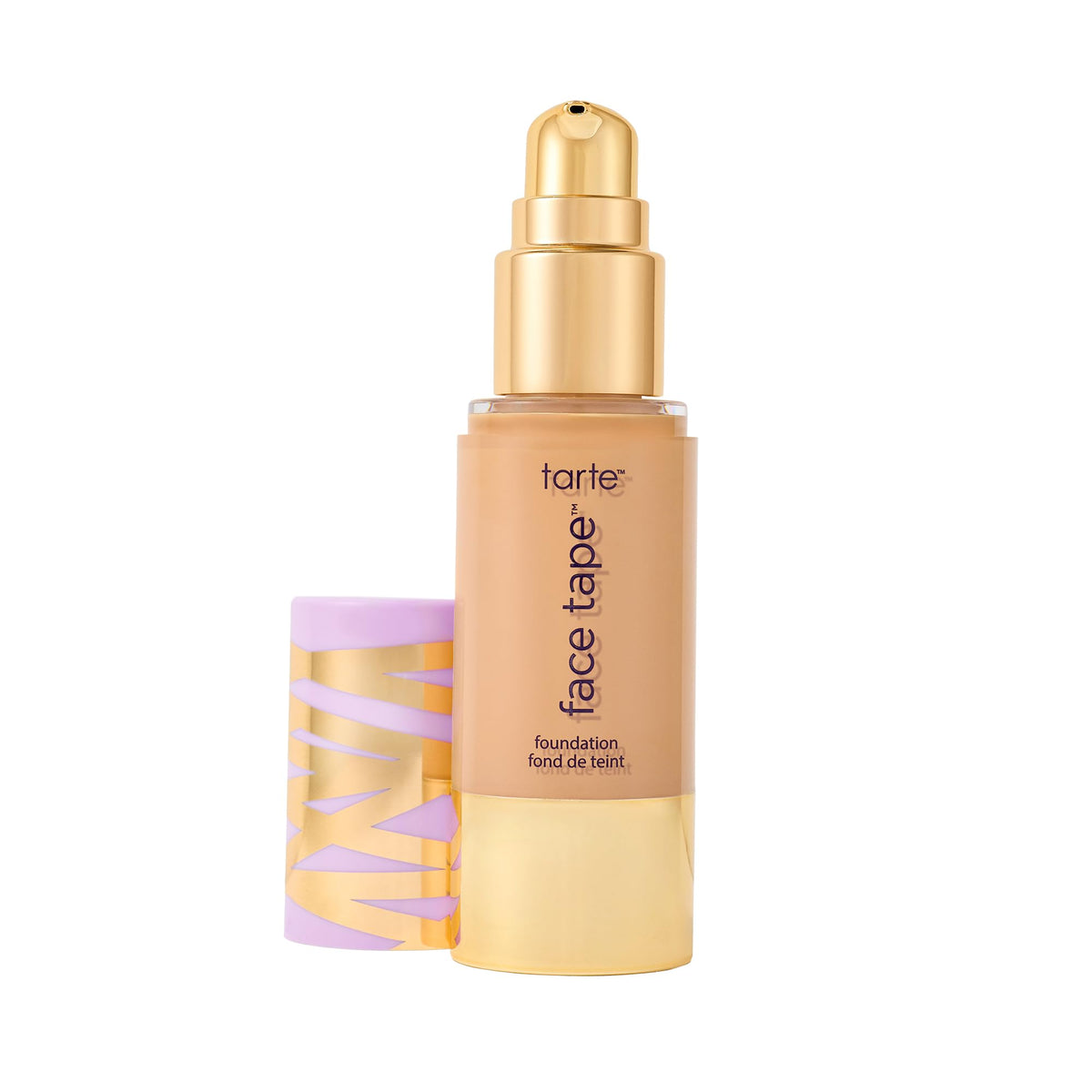 tarte front packaging showing full-size foundation and label, conveys product clarity
