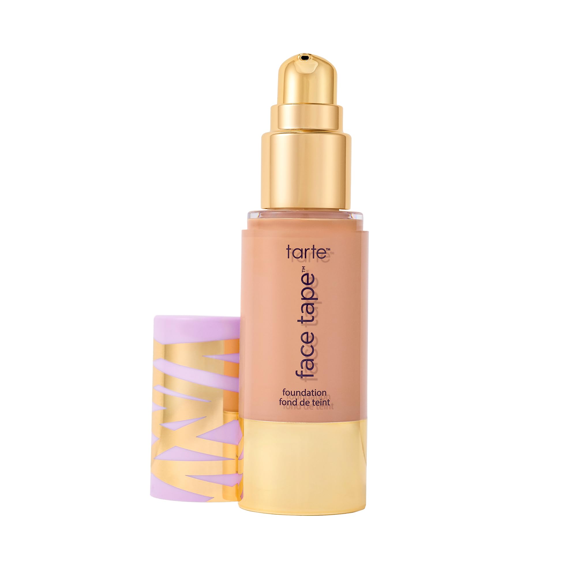 tarte front packaging showing bottle and shade 27B for confident selection