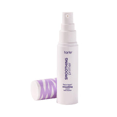 tarte Face Tape front packaging showing bottle and cap, highlighting sleek design and portability