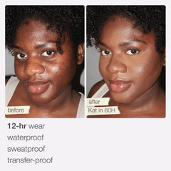 tarte size comparison with common item showing travel-friendly bottle