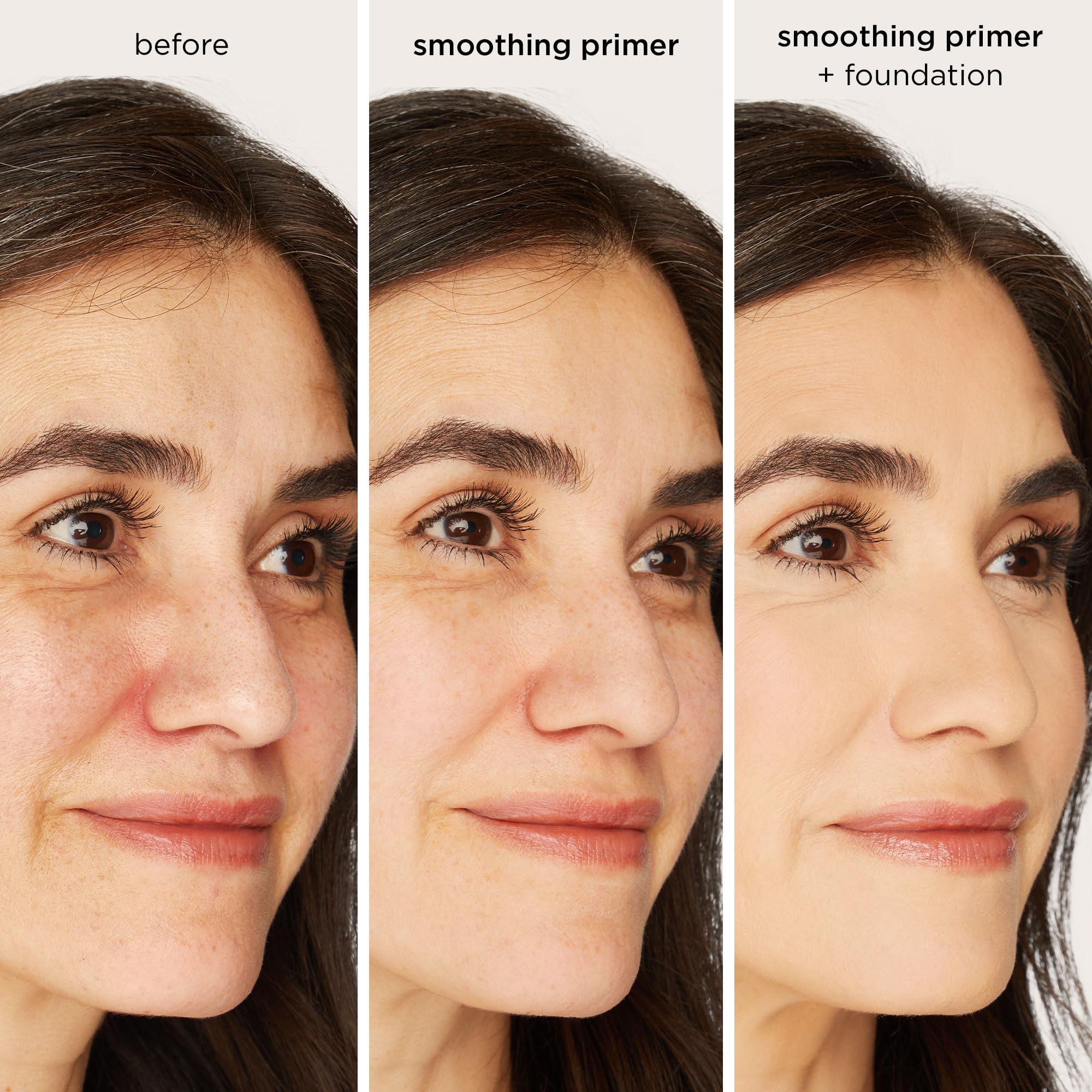 tarte Face Tape creamy texture closeup showing weightless finish and smoothing benefit