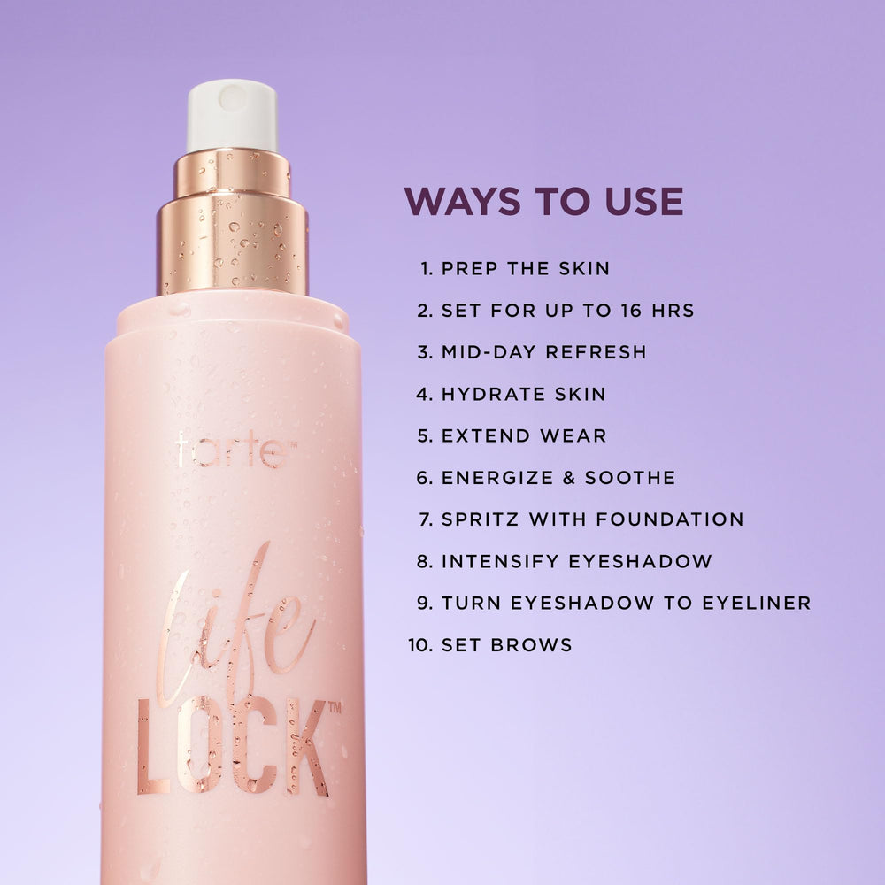 tarte life lock ingredient superfruit complex display highlighting antioxidant nourishment