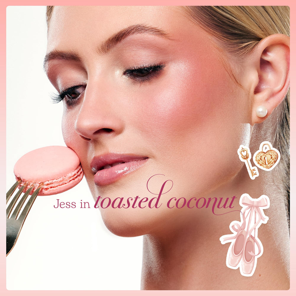tarte baked powder surface detail, luminous finish that adds lift