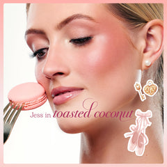 tarte baked powder surface detail, luminous finish that adds lift