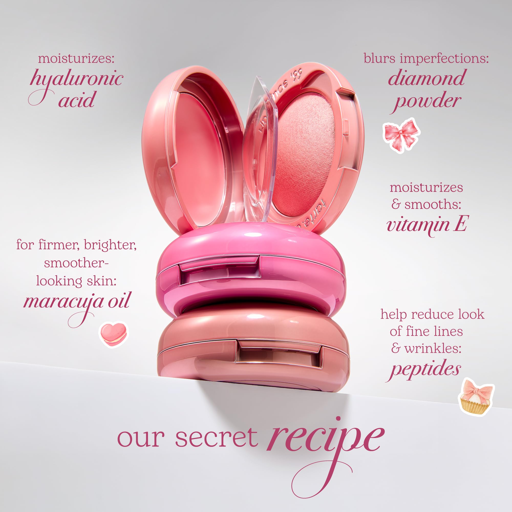 tarte product label and ingredient list, clear vegan and cruelty-free info