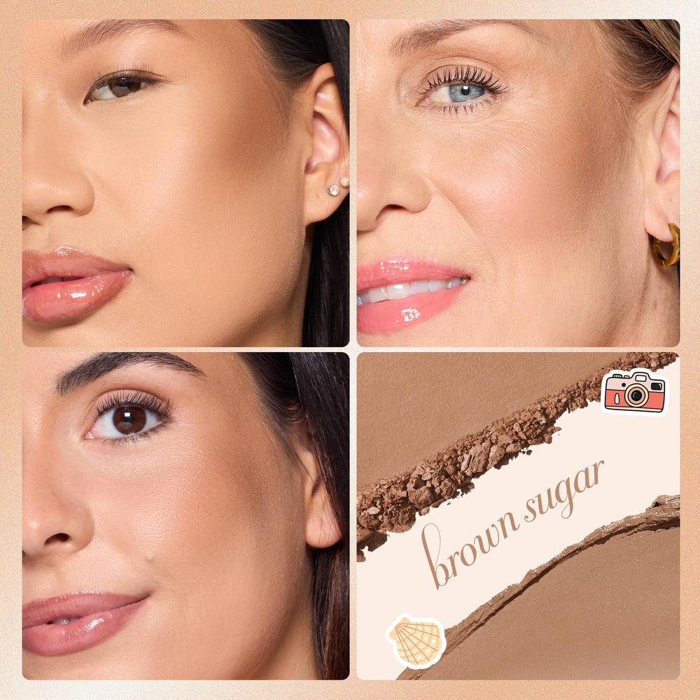 tarte cream bronzer texture close-up showing smooth blendability and hydrating finish