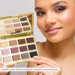 tarte three-row shades layout demonstrating coordinated rows for quick look creation