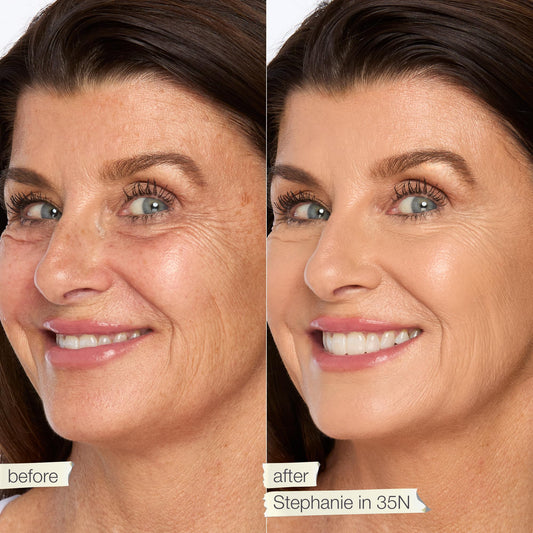 tarte shape tape blur diamond tip close-up for precise under-eye application benefit