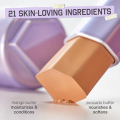 tarte shade 22B swatch on skin illustrating color match and natural finish