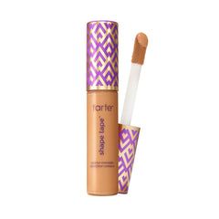 tarte Shape Tape front packaging showcasing shade and full-size tube benefit: easy shade selection
