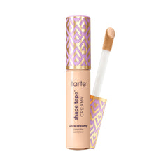 tarte front packaging showing concealer tube and shade, highlights full coverage