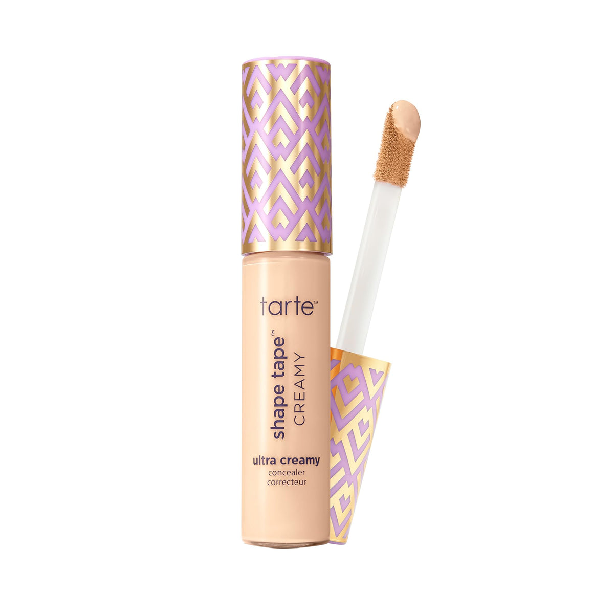 tarte Shape Tape front packaging showing product benefits and shade