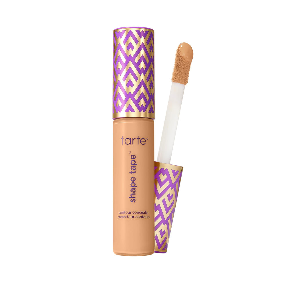 tarte shape tape front packaging showing product and shade for quick ID and benefit