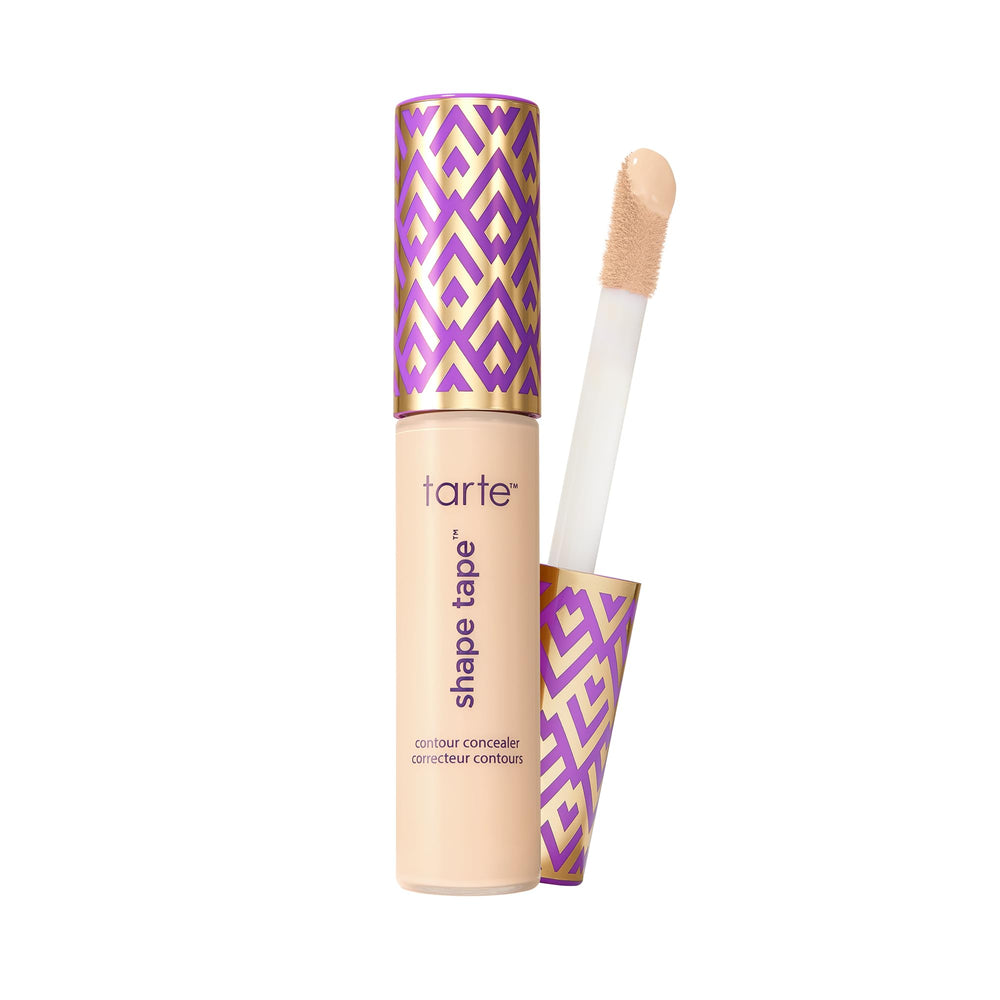 tarte shape tape front packaging showing product and shade, clear cosmetic identification and appeal