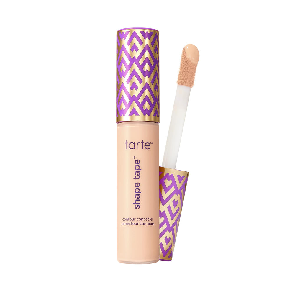tarte Shape Tape front view showing tube and shade, clear product identity and benefit