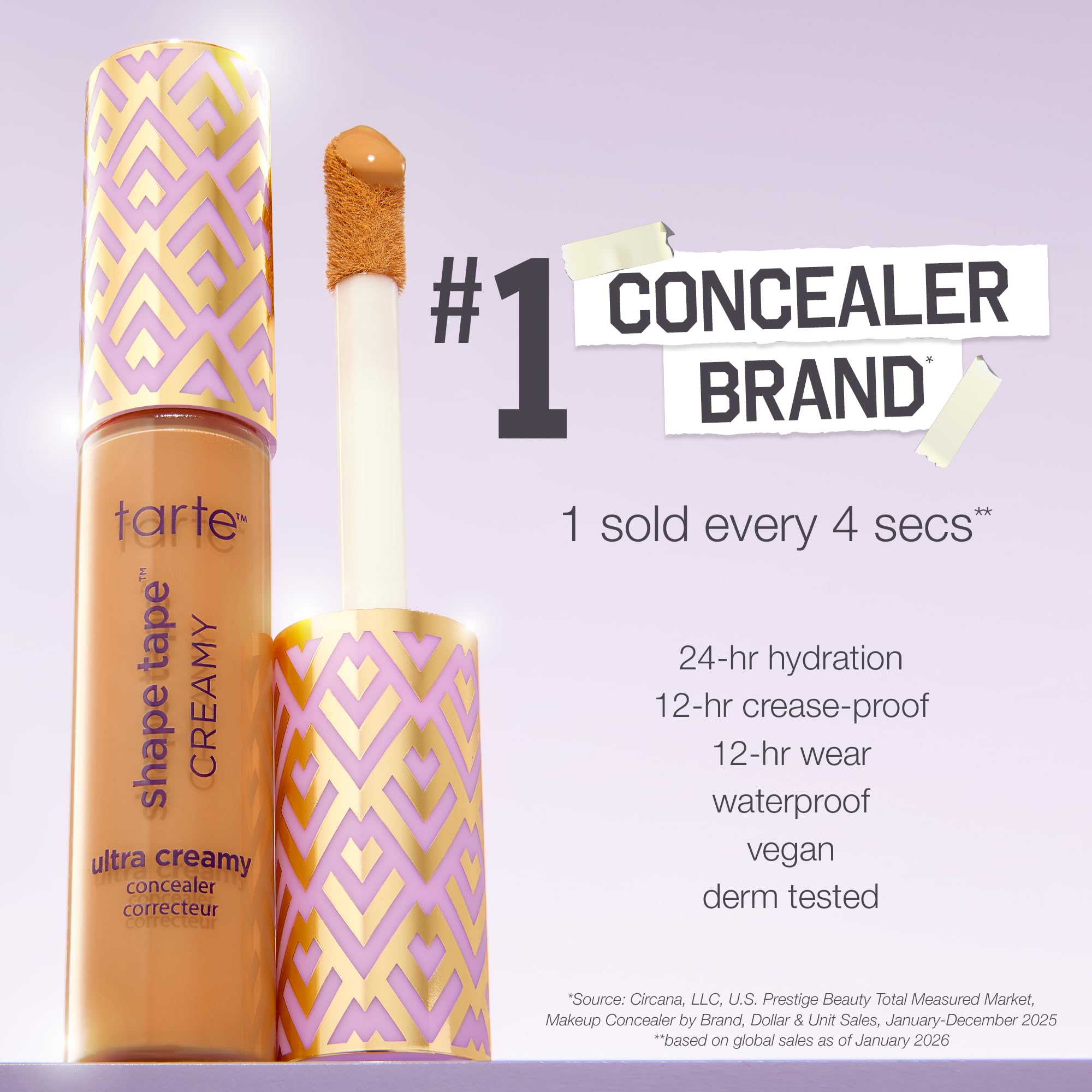 tarte in morning routine scene on vanity, conveys daily wear and confidence benefit