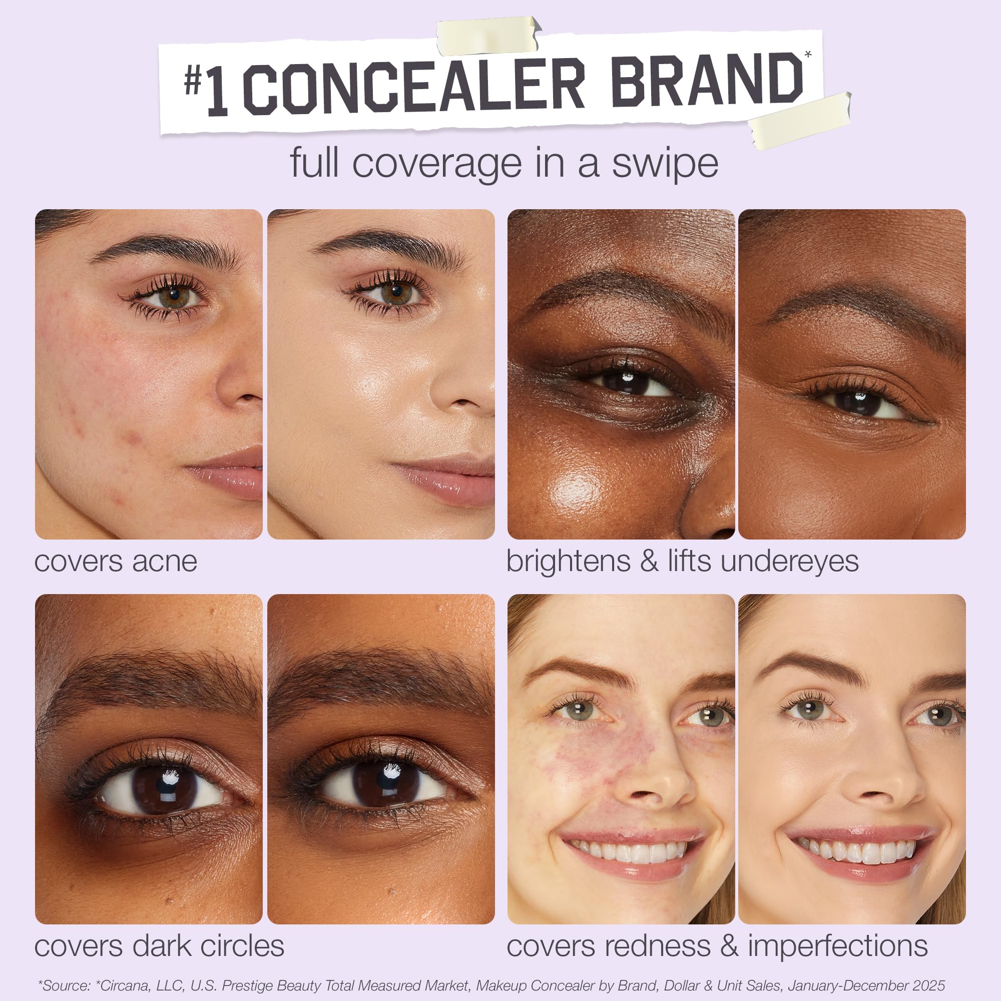 tarte Shape Tape texture close-up showing soft matte finish and smoothing benefit