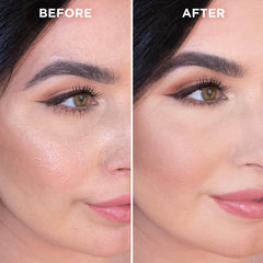 tarte closeup of pump dispensing primer for precise application benefit