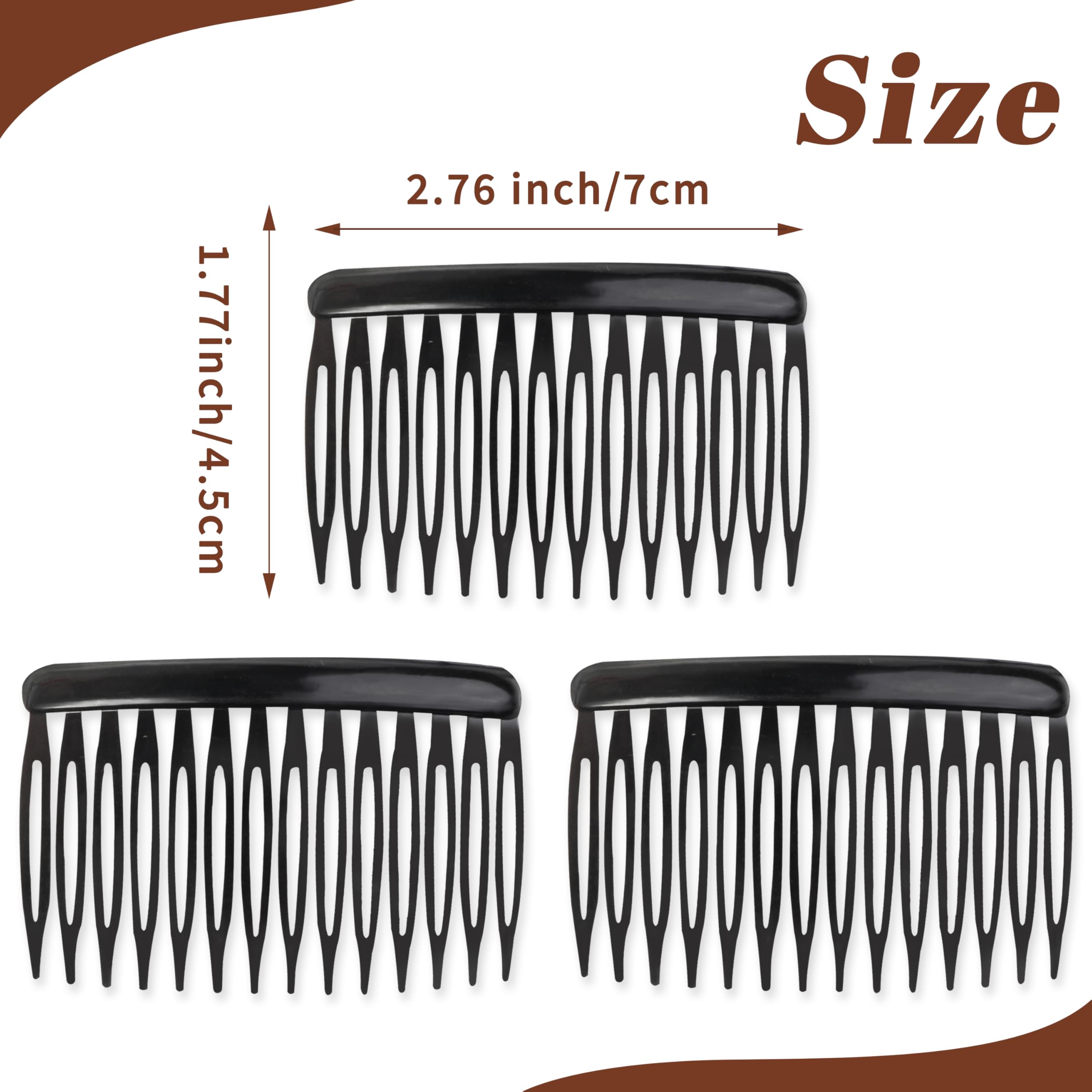 TaShow close-up of 14 teeth detail demonstrating secure grip on fine hair