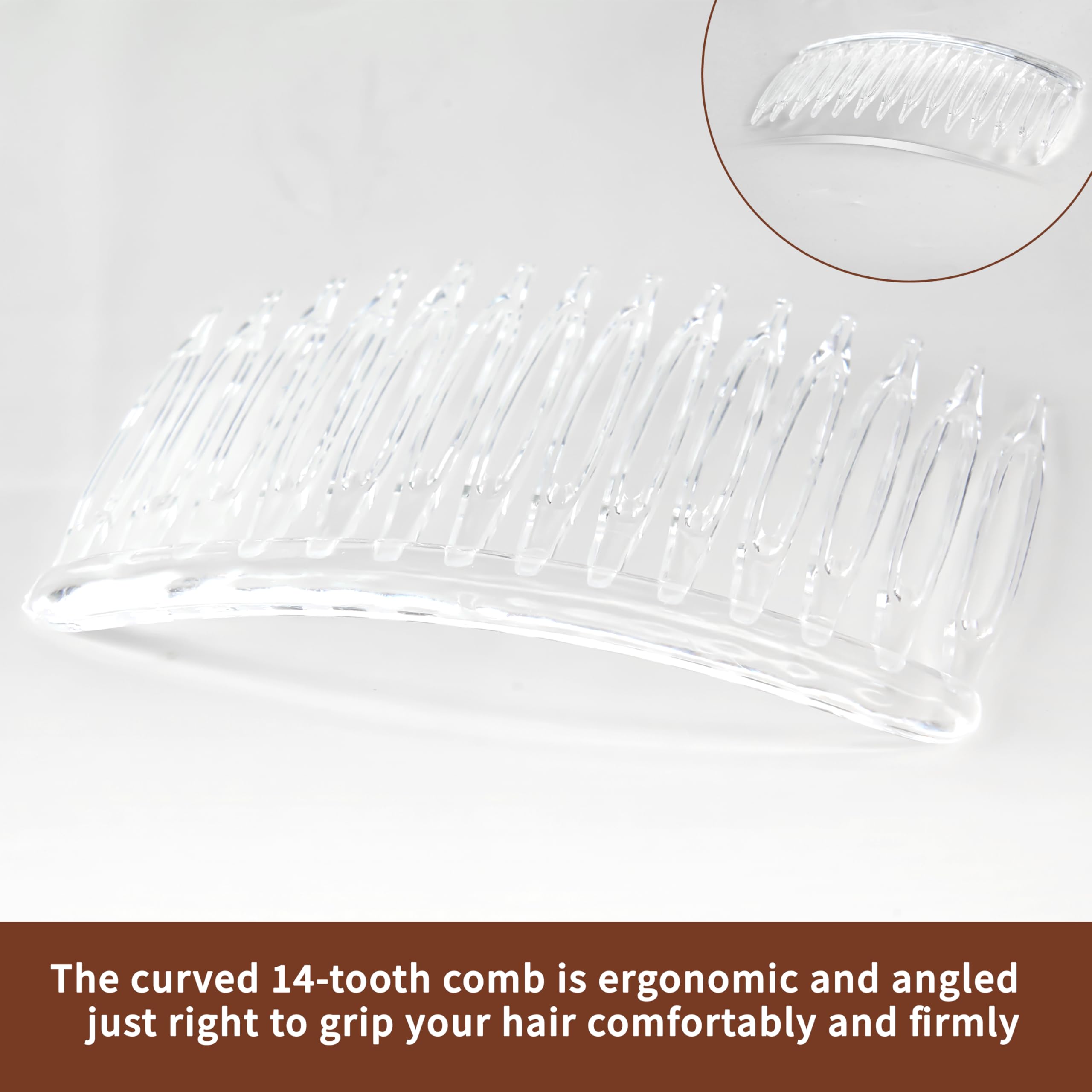 TaShow comb beside a ruler showing compact size for easy portability