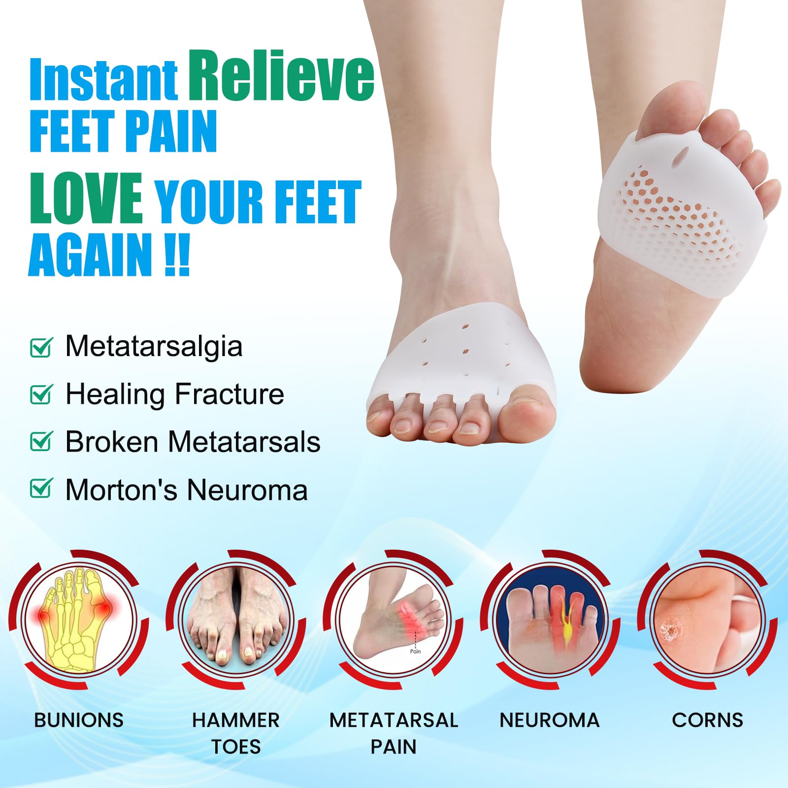 TASZOOS close-up silicone texture and breathable holes for comfort
