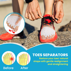 TASZOOS in-shoe demonstration illustrating walking comfort and reduced forefoot pain