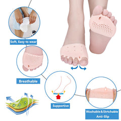TASZOOS in-shoe demo in a running sneaker reducing forefoot pressure