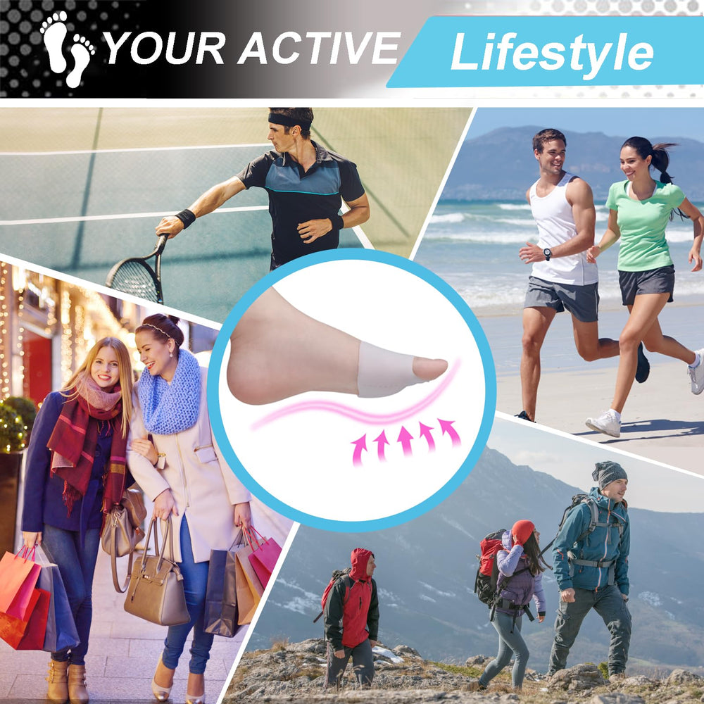TASZOOS lifestyle shot of woman walking with added foot comfort