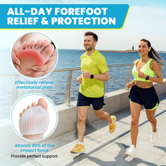 TASZOOS side profile of thick toe spacer showing secure fit and toe separation benefit