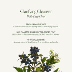 Chlorella ingredient detail with Tata Harper label, highlighting balancing oil benefit