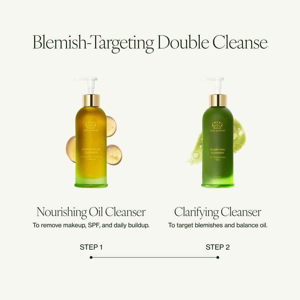 125ml size comparison with Tata Harper bottle, clarifying product scale benefit