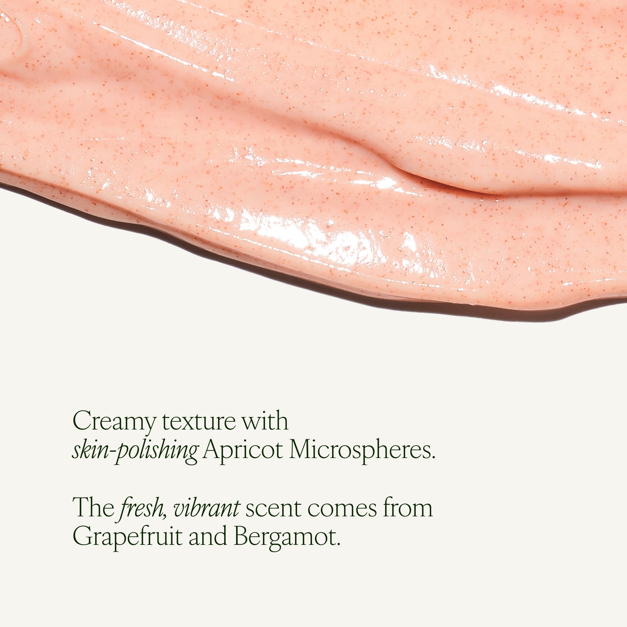Tata Harper applying cleanser on hand demonstrates gentle polish benefit