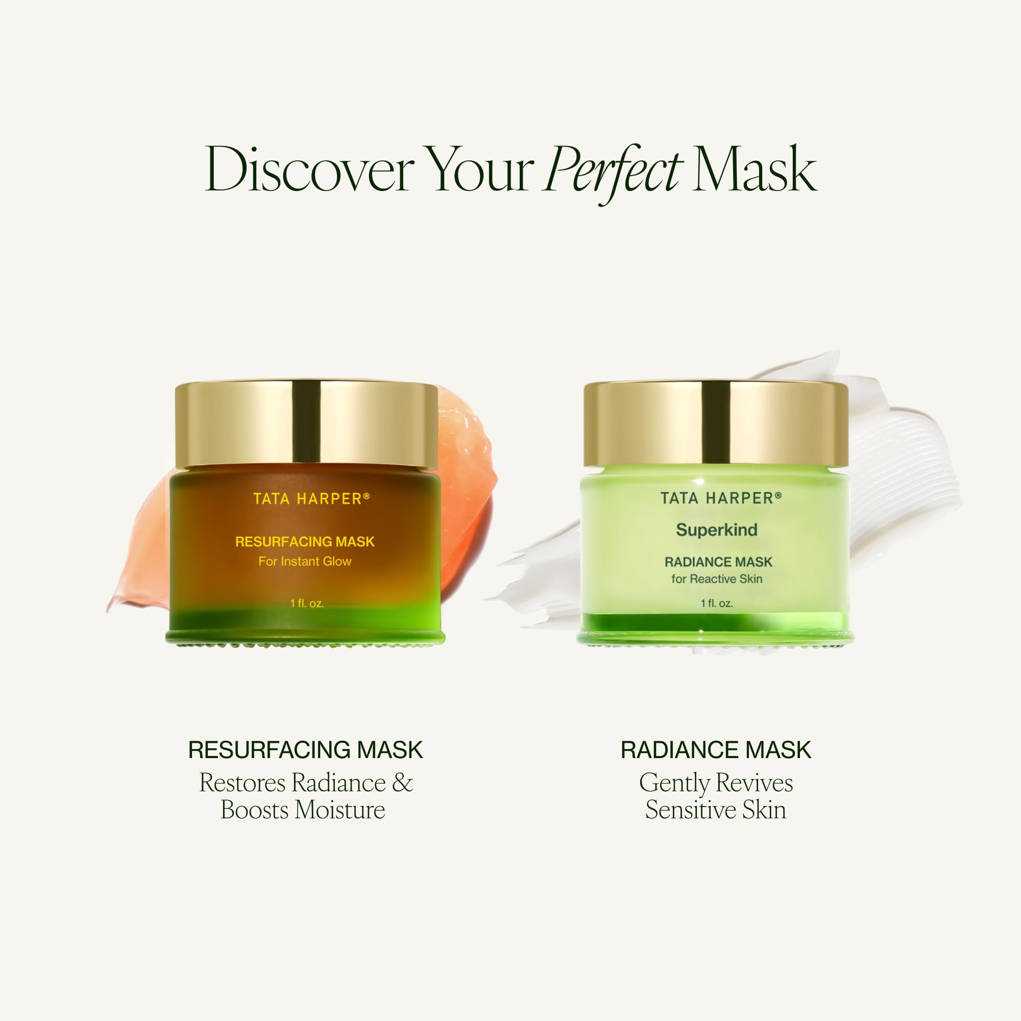 Tata Harper before and after skin texture comparison demonstrating refinement
