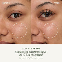Tata Harper cream swatch on hand demonstrating quick absorption benefit