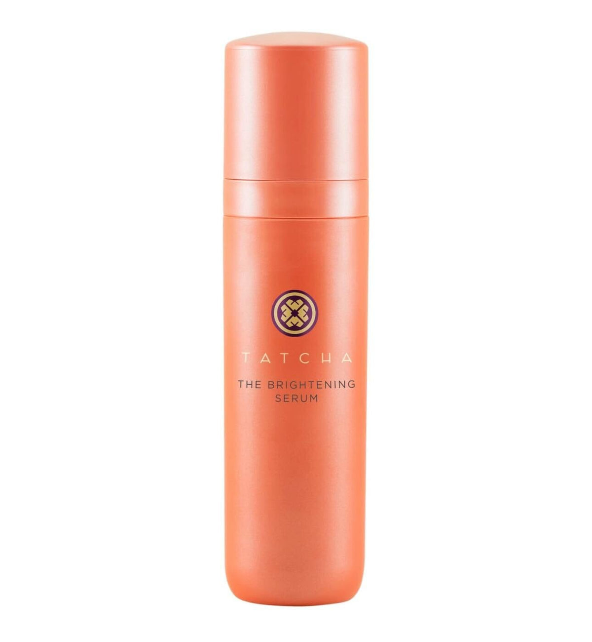 TATCHA Brightening Serum front bottle showing elegant packaging and product benefit