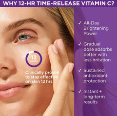 TATCHA Brightening Serum next to scale showing 30 ml size for travel-friendly use