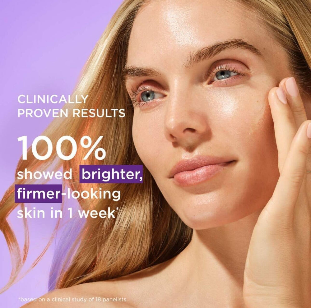 TATCHA Brightening Serum texture closeup illustrating lightweight, fast-absorbing finish