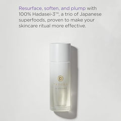TATCHA Dewy Serum pump dispensing product to show easy application and quick absorption benefit