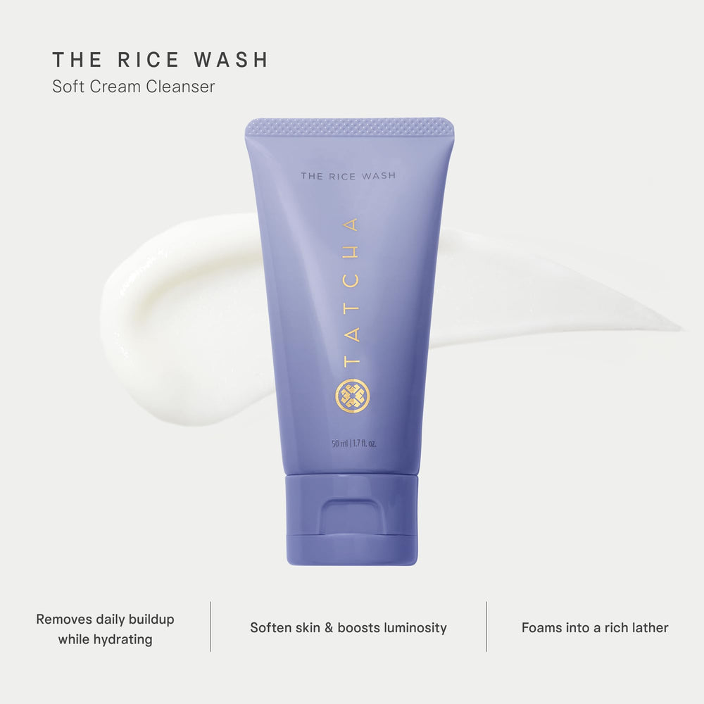 TATCHA Dewy Skin Cream open jar highlighting rich moisturizing finish